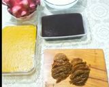 Foto langkah ke 5 dari resep Es Puding Hunkwe Kombinasi Ubi dan Agar Coklat.