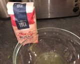 A picture of step 1 of Cheat’s no fuss Eton Mess.