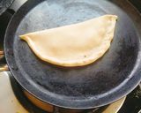A picture of step 3 of Gur ki Roti (jaggery stuffed paratha) 😋 sweet paratha 😋.