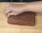 A picture of step 6 of New Year chocolate Cake 2023.
