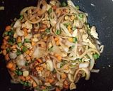 A picture of step 3 of Teriyaki rice.