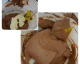 Strawberi berinti Kek Keju Double Chocolate