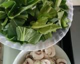 Choy Sum and Mushroom Stir Fry *Vegan recipe step 1 photo