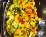 A picture of step 5 of Quinoa Salad...A Warm Salad For Chilli Days.