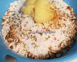 A picture of step 2 of Thekua with jaggery.