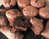 Une image de l'étape 3 de Moelleux au chocolat coeur fondant noisette.