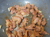 金沙茭白筍肉絲
