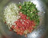A picture of step 4 of Smoky schezwan Fried Rice.