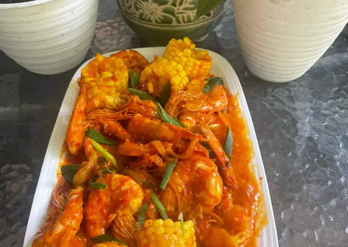 Langkah-langkah untuk membuat Cara membuat Udang Saos Padang rumahan