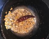 A picture of step 4 of Curd rice.