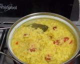 Foto del paso 1 de la receta: Risotto y omelet de pollo y queso