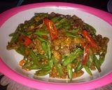Foto langkah ke 3 dari resep Tumis buncis tempe.