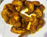 A picture of step 7 of Chicken wings with spiced melted butter glaze.