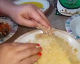 A picture of step 7 of French pita bread puff.