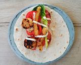 Une image de l'étape 6 de 🌯 Wrap poulet, bacon, chèvre !! 🌯.