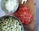 Une image de l'étape 1 de Lasagne courgette ricotta.