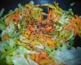 A picture of step 3 of Bar b q rice.