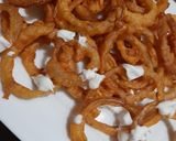 A picture of step 4 of Onion rings pakora🌰🌰.