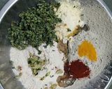 A picture of step 2 of Mix Flour Methi Poori.