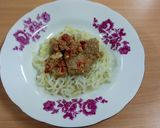 Foto langkah ke 8 dari resep 83. Mie Shirataki Daging Pedas.