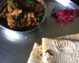 A picture of step 6 of Mutton masala.
