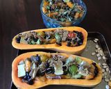 A picture of step 3 of California Farm Stuffed Butternut Squash Dinner.