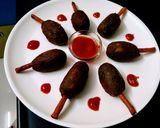 पालक लॉलीपॉप (palak lolipop recipe in marathi) रेसिपी स्टेप 3 फोटो