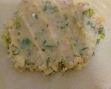 A picture of step 2 of Aloo ky Parathay.