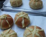 Foto langkah ke 7 dari resep Korean Garlic Cheese Bread with cheese bechamel.