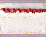A picture of step 13 of Strawberry Swiss Roll Cake.