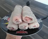 Sajttal gombával töltött karajtekercs szezámos panírban recept fázis 3 fotója