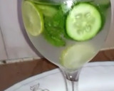 A picture of step 8 of Cucumber juice and refreshing water.