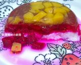 A picture of step 15 of Colorful Fruit Panna Cotta.