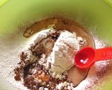 A picture of step 6 of Eggless Choco-Walnut Cake - Step by Step Recipe.