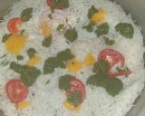 A picture of step 4 of Mintango chutney chicken biryani.