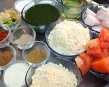 A picture of step 1 of Spinach Paneer Kofta.