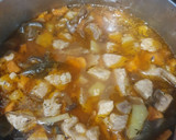Foto del paso 7 de la receta: Estofado de cerdo con patata, boniato y setas