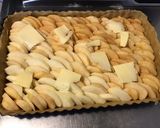 Une image de l'étape 6 de Tarte aux pommes du jardin et pralin,pâte brisée au café.