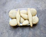 A picture of step 2 of Butter cookies #Kano State#.