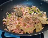 A picture of step 5 of Manipuri style Khichadi.