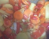 Foto del paso 4 de la receta Crema ligera de mejillón y bacalao