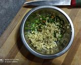 A picture of step 3 of Pethe Ki Sabzi.