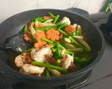 Hình bước làm 4 của món Măng tây xào tôm