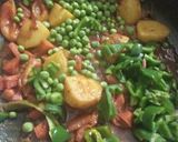 A picture of step 6 of Vegetable Biryani.