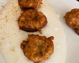 Foto del paso 5 de la receta: Buñuelos de bacalao sobre puré de patatas