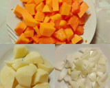 Foto del paso 1 de la receta: Crema de calabaza con almendras