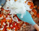 Pas rețetă Noodles cu pui și legume 4 fotografie