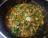 A picture of step 4 of Paneer bhujiya.