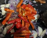 Foto langkah ke 5 dari resep Daging Kambing Masak Pedas Manis.