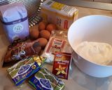 Csokoládés-tehéntúrós pite recept fázis 1 fotója
